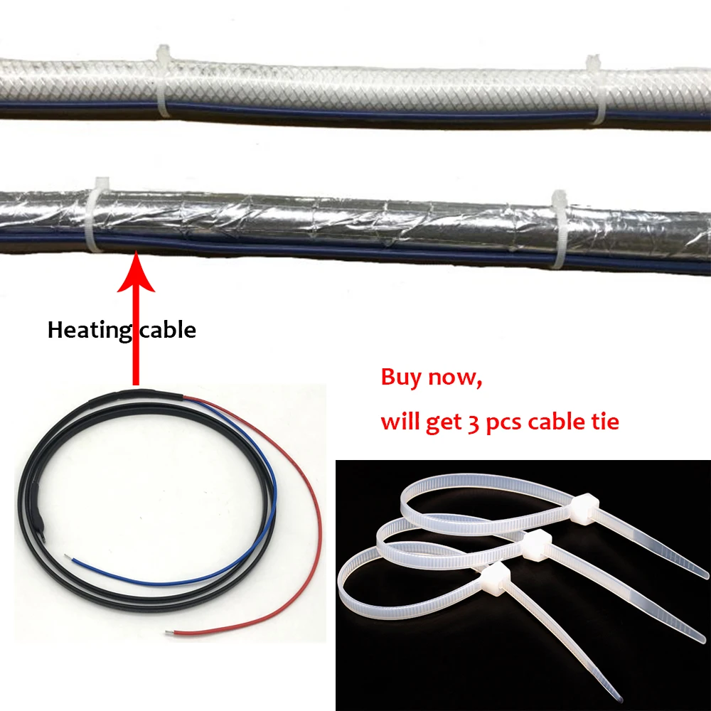 12v Dc Low Voltage Heater Cable Kits Recreational Vehicle Water Pipe  Anti-freezing Self-regulating Heating Cable - Electrical Wires - AliExpress