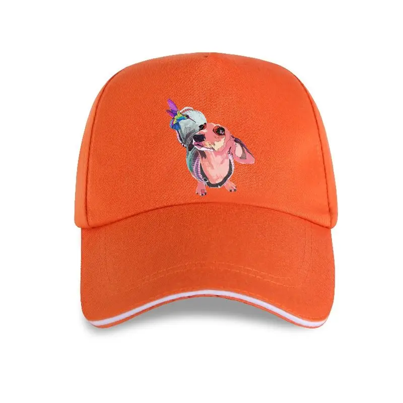 

new cap hat Handsome Dachshund and beautiful Hummingbird are falling in love Baseball Cap Fashion Women Dog Lovers Tops Cool Gi