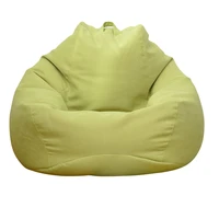 Lazy Sofas Cover Chairs Without Filler Adults Bean Bag Chair Couch Living Room Bedroom Home Tatami Lounger Seat