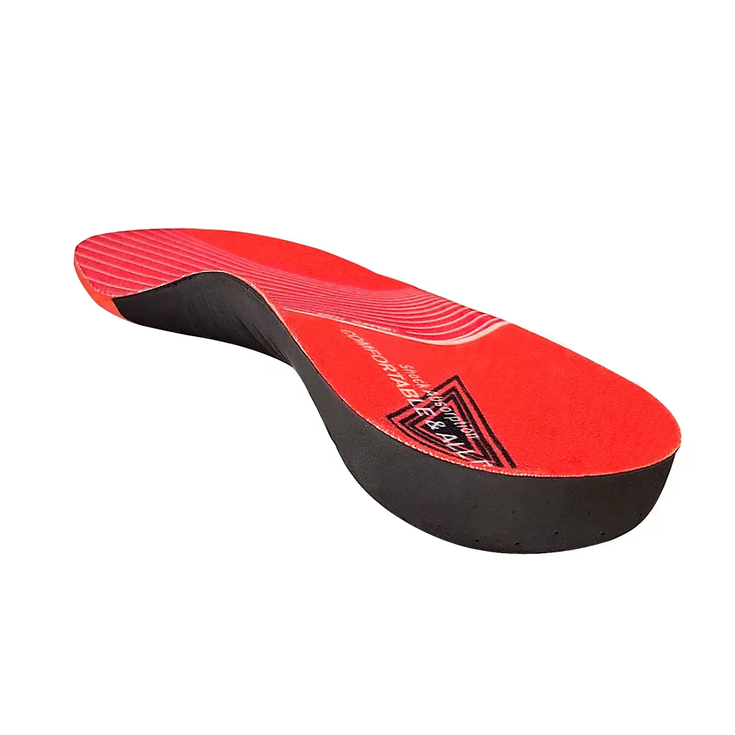 Foot arch support insole correction flat foot eight-character unisex sports shock-absorbing breathable adult insole