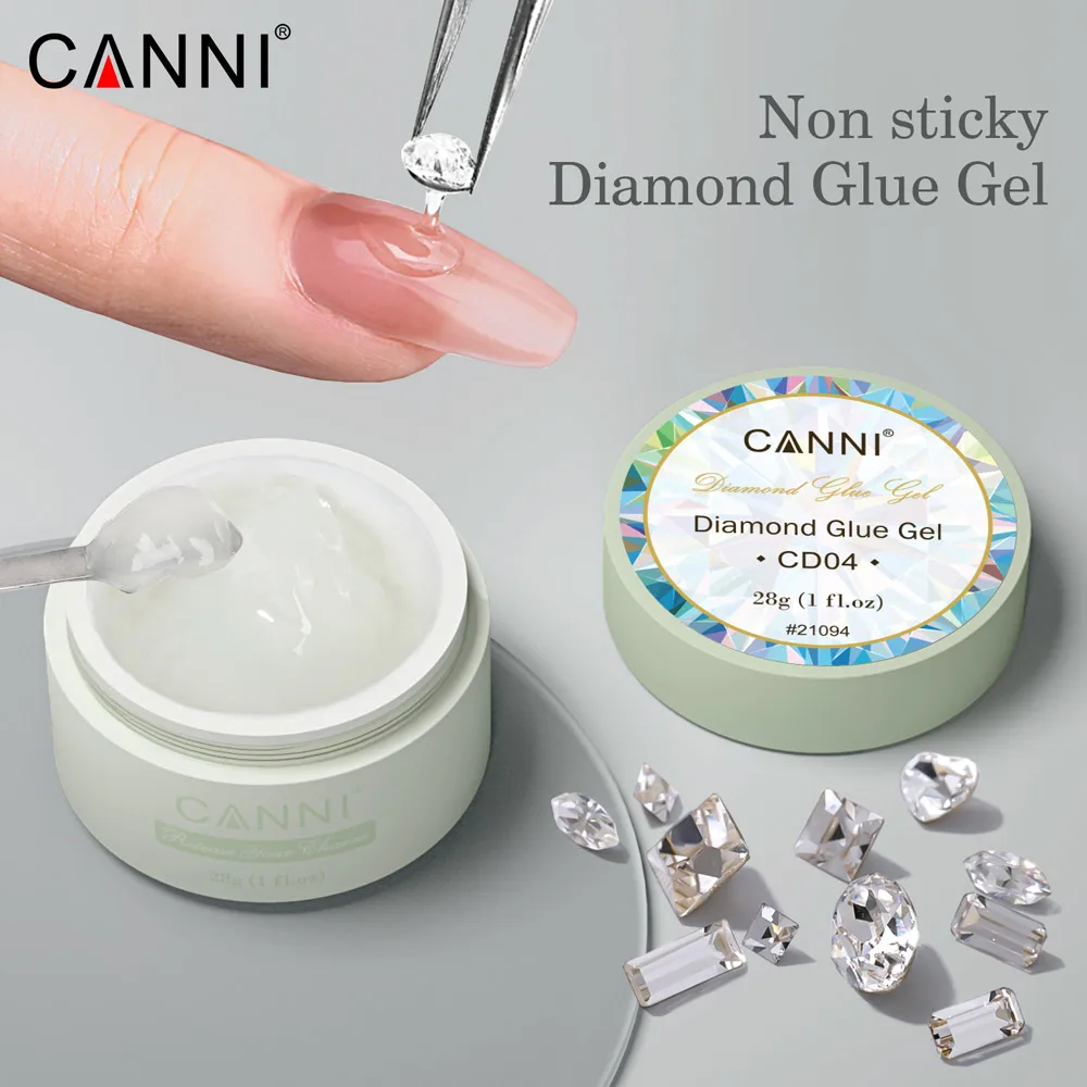 CANNI Fiber Glass Repair Gel Semi Transparents Milky White UV Construction Gel Soak Off Self Leveling Builder Nail Gel Polish – Detail 23