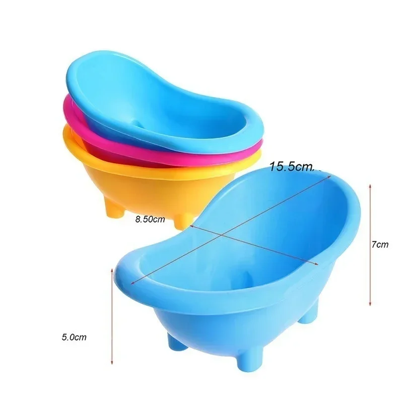 Mini Hamster Gerbils Small Pets Bathtub Bath Sand Room Bathroom Bathing Case Random Color