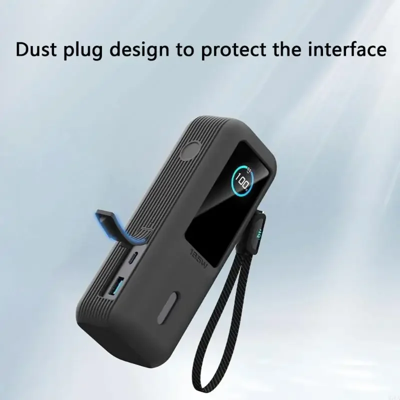 Silicone Case for Anker 165W Portable Protective Case Travel Carrying Storage Bag