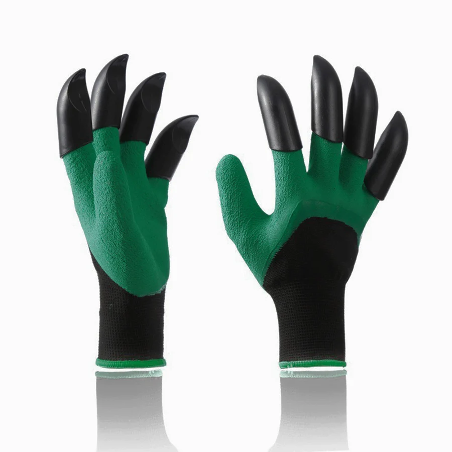 1 Pair Horticultural Gloves With Claws, Suitable For Digging Gardening Suitable For Hand Protection In Plantation And Yard Work