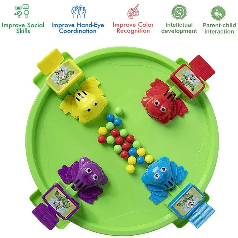 Funny Hungry Frog Eats Beans Strategy Game for Children and Adults Family Gathering Interactive Board Game Stress Relief Toys 2 Funny Hungry Frog Eats Beans Strategy Game for Children and Adults Family Gathering Interactive Board Game Stress Relief Toys 2