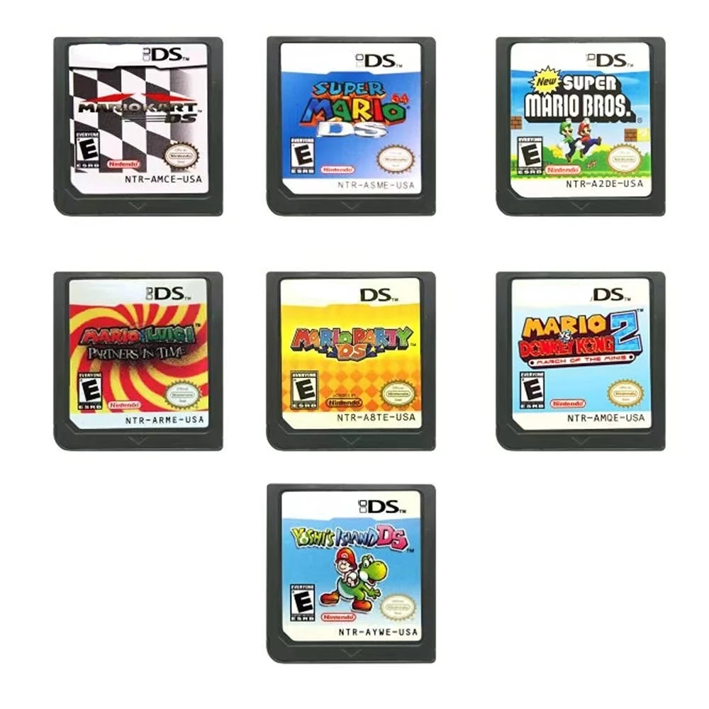 Hot Nds Game Cards Kirby Super Mario Party Mega Man Plant Battle Zombie 3ds Dsi Multilingual