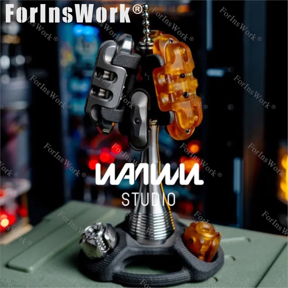 「正規品」WANWU EXOSKELETON SS+G10製　フィジェットトイ WANWU, EXOSKELETON, Fidget Slider