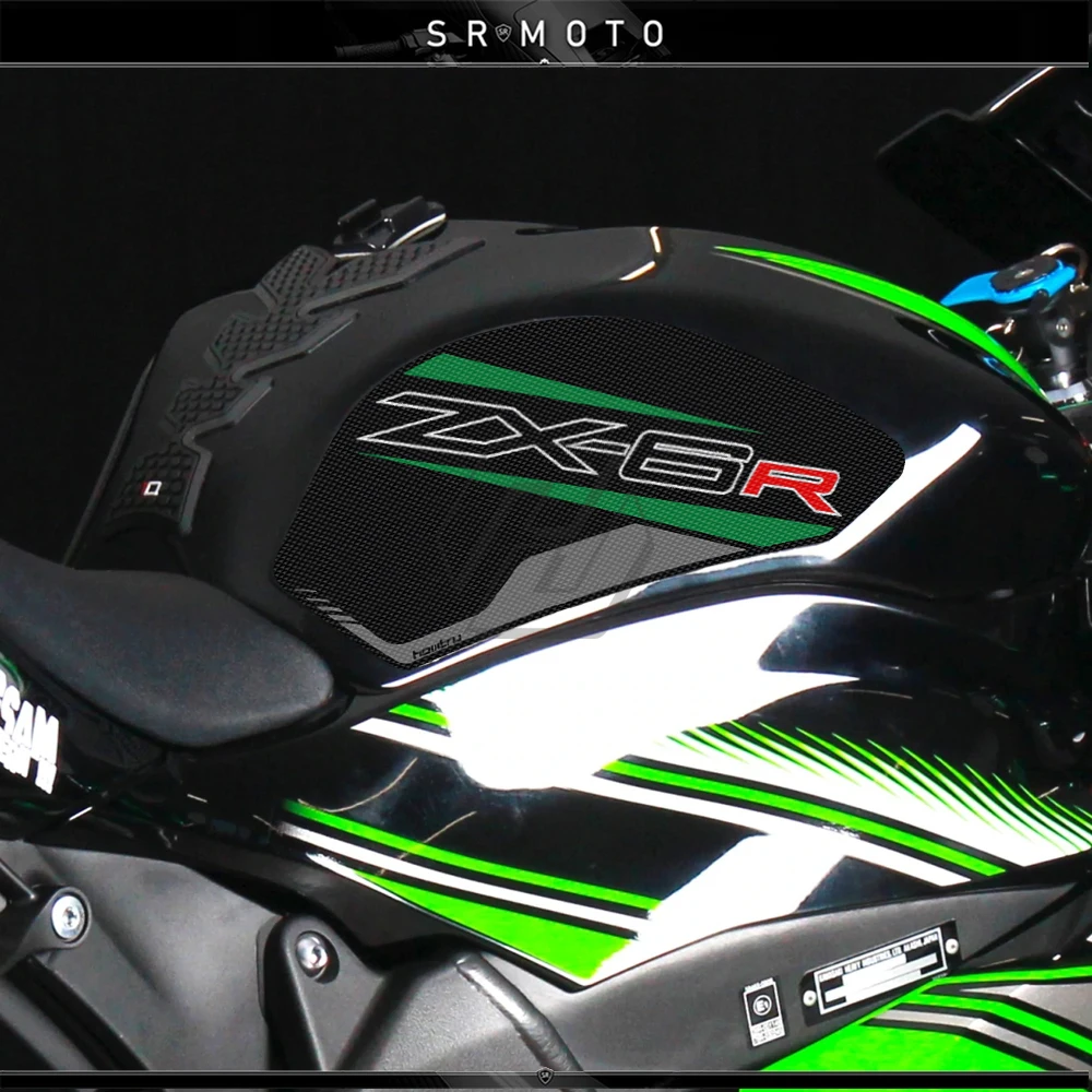 For Kawasaki Zx6r Zx6r 20092016 Motorcycle Side Tank Pad Protection