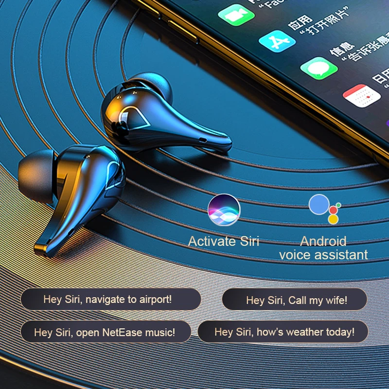 Wireless TWS Earphone Earbuds Headphone Bluetooth Headset For Ear Phone Buds Gamer Blutooth Gaming Handfree Bloothooth Handsfree 4