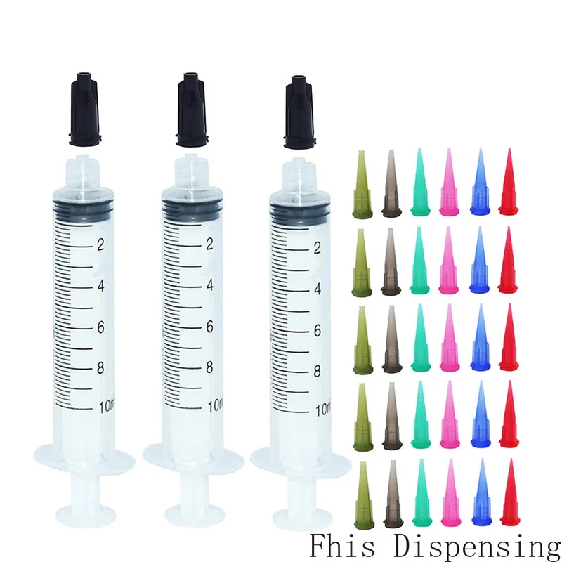 10cc Syringe Solder Paste Adhesive Glue Liquid Dispenser Pack Of 5