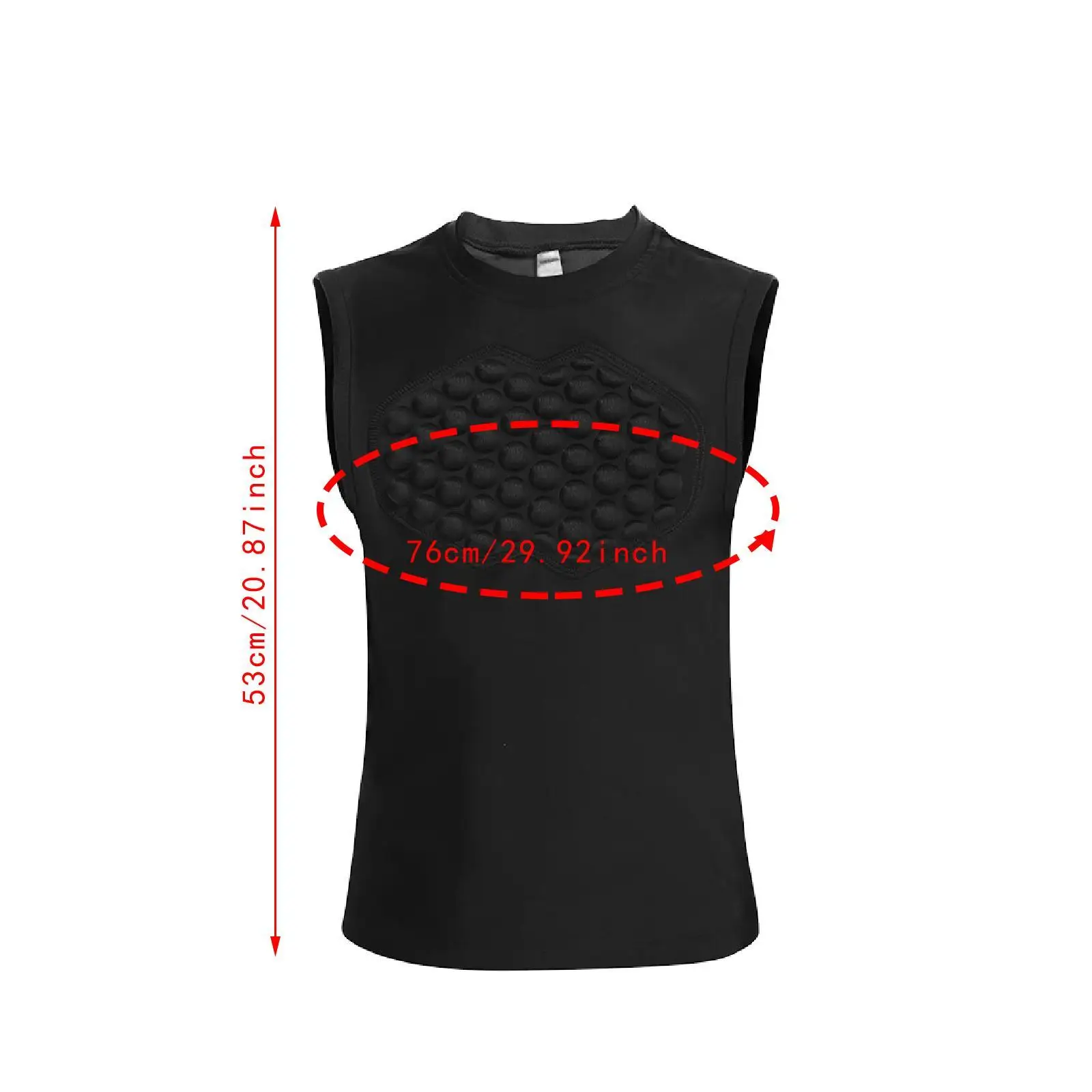 Basketball Chest Protector Vest Protective Shirt Equipment Gear Body Protector Protection for Skateboarding Football Baseball