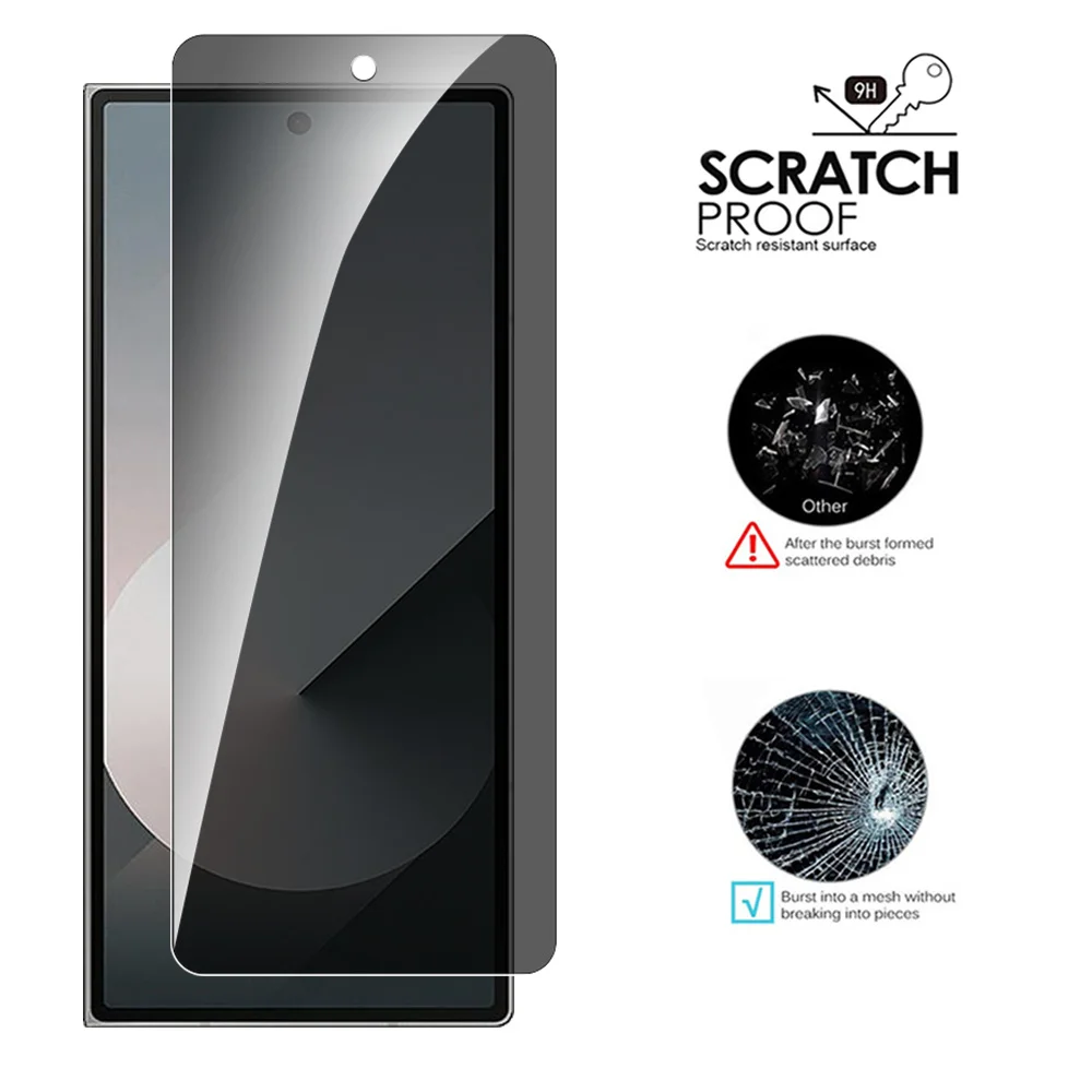 8-in-1 Privacy Tempered Glass Case with Screen and Camera Lens Protector