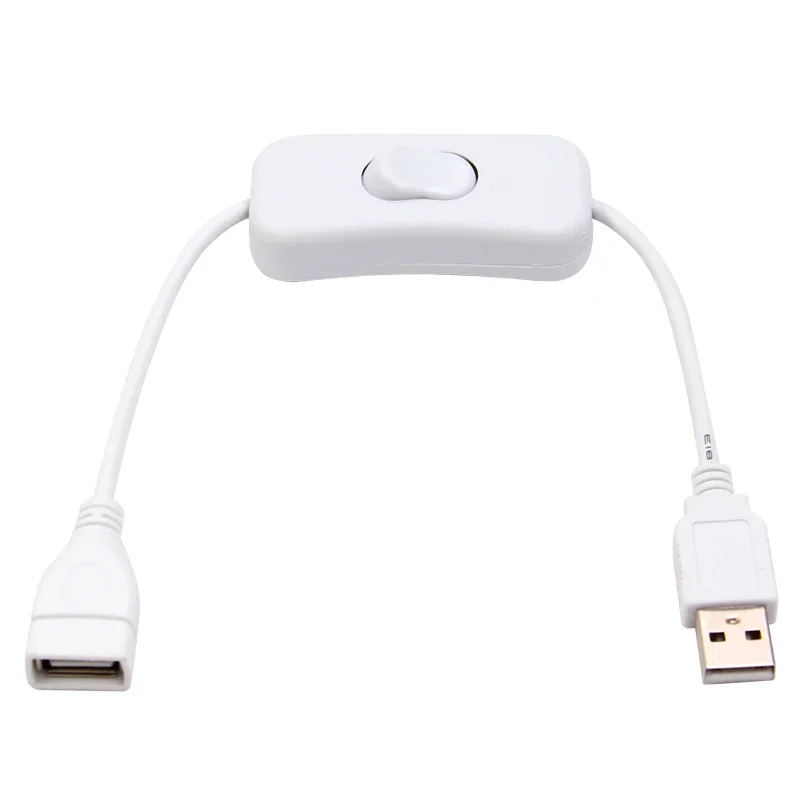 USB Cable with Switch /OFF Cable Extension Toggle for USB LED String Gadget Power Supply Device Tools Gadgets