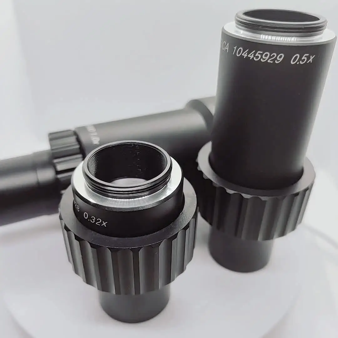 0.32X 0.5X 1X C Mount Adapter Trinocular Stereo Microscope Camera