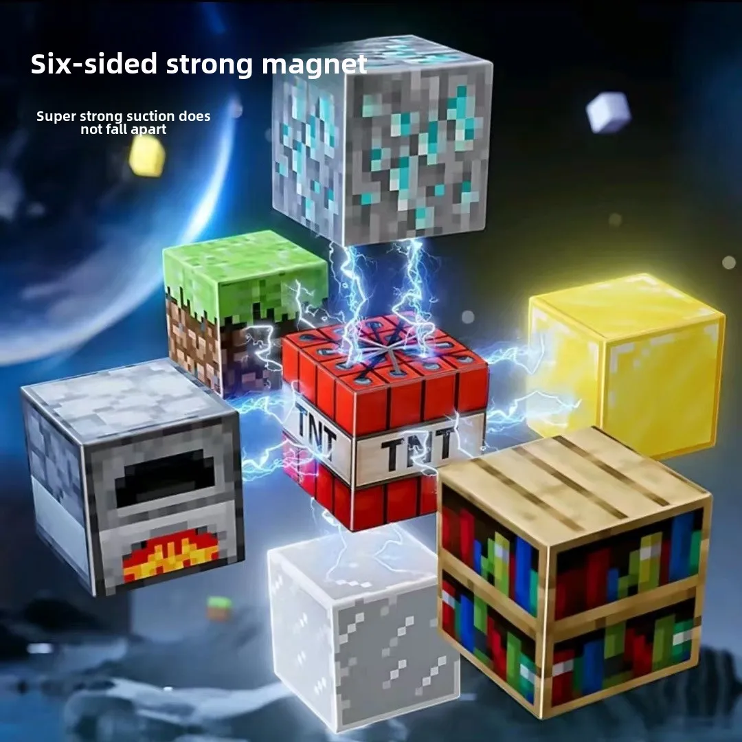 Personalized Assembly Toy Set Magnetic Building Blocks High Magnetic Children's Puzzle DIY Diversified Mini Toys Magnetic Building Blocks Magnetic Assembly Toy