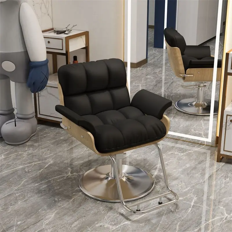 Styling Beauty Salon Barber Chair Recliner Shampoo Luxury Tattoo Workshop Hair Cutting Stool Saddle Silla De Barbero Furniture