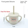 Personalized Name For Baby Feeding Cup Bottle Straw Cu, Baby Learning Drinking Cup Toddler Drinking Bottle Children Drinking Cup 3