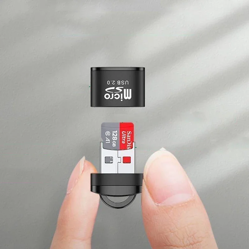Мини USB Micro SD/TF устройство для чтения карт памяти USB 2,0 высокоскоростной адаптер для настольного компьютера лэптоп Ноутбуки Аксессуары картридж