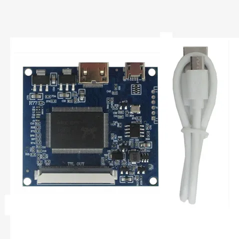 Placa de Controle do Motorista da Tela do Display Lcd av Vga Hdmi-diy Compatível para 50pin 800*480 At070tn90 At070tn92 At070tn94 2000093800 - Imagem 5