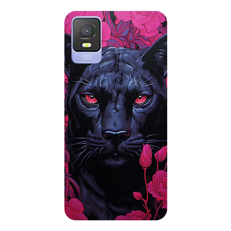 Animal-Themed Soft TPU Silicone Phone Case with Leopard and Panda Design - Cute and Protective Back Cover