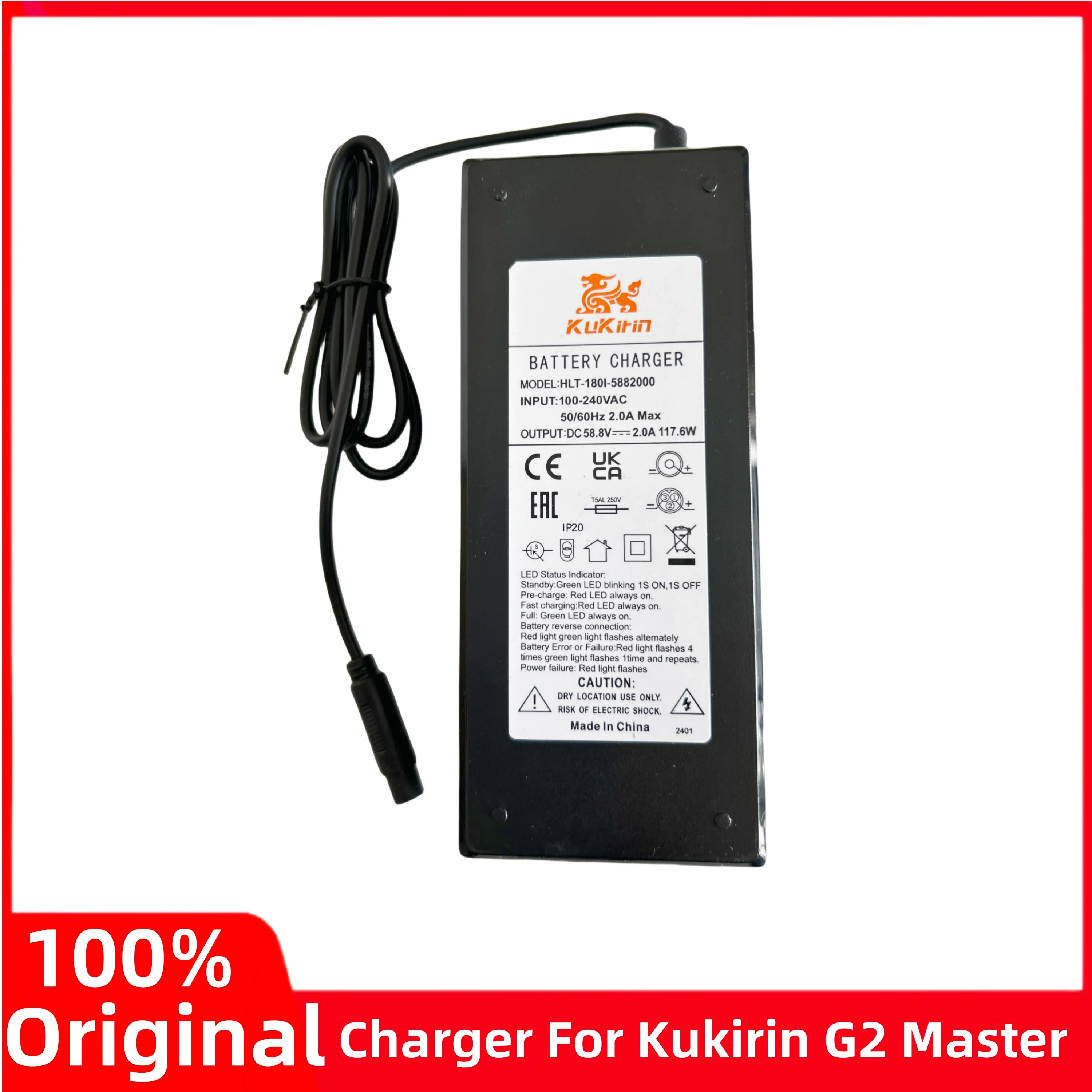 kugoo-kukirin-g2用リチウム電池充電器電動スクーター用オリジナル部品交換用アクセサリー588v20a