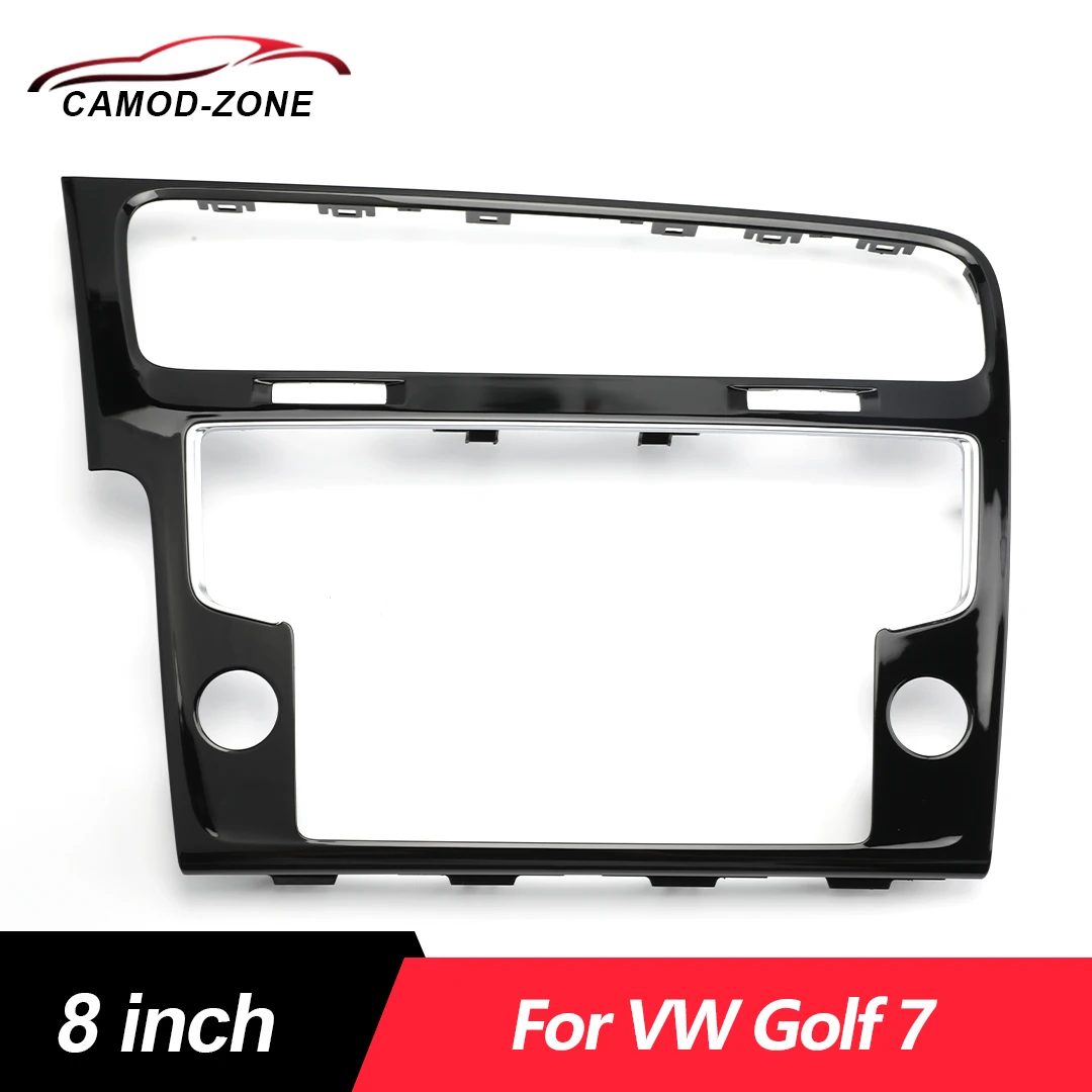 

Auto Parts 8 inch Piano Black MIB Radio Frame Panel Plates Decorative Frame 5GG819728S Original For VW Golf 7 MK7 5GG 819 728S