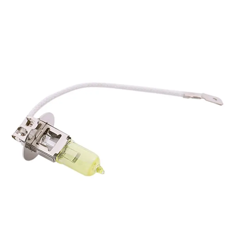 자동차 할로겐 전구 차량 안개등 DC 12V H3 100W 노란색 전구