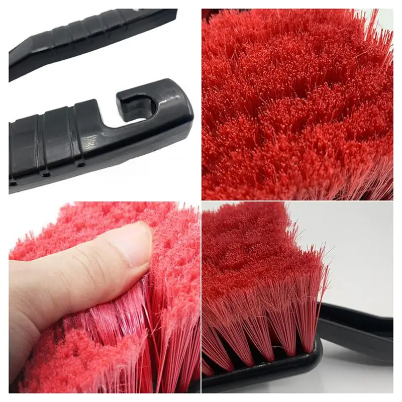 Wheel Cleaning Brushes For Rims Rim Tire Detail Brush With Long