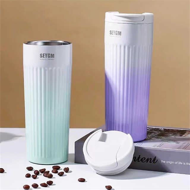 Stainless Steel Coffee Cup 380/510ML Thermos Mug Leak-Proof Thermos Travel  Thermal Vacuum Flask Insulated Cup Water Mug