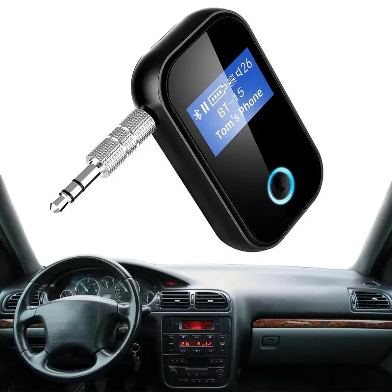 

Wireless Receiver For Car Audio Wireless Adapter For Car Audio Exquisite Hand Feeling Auto Music Receiver For Tablets Mobile