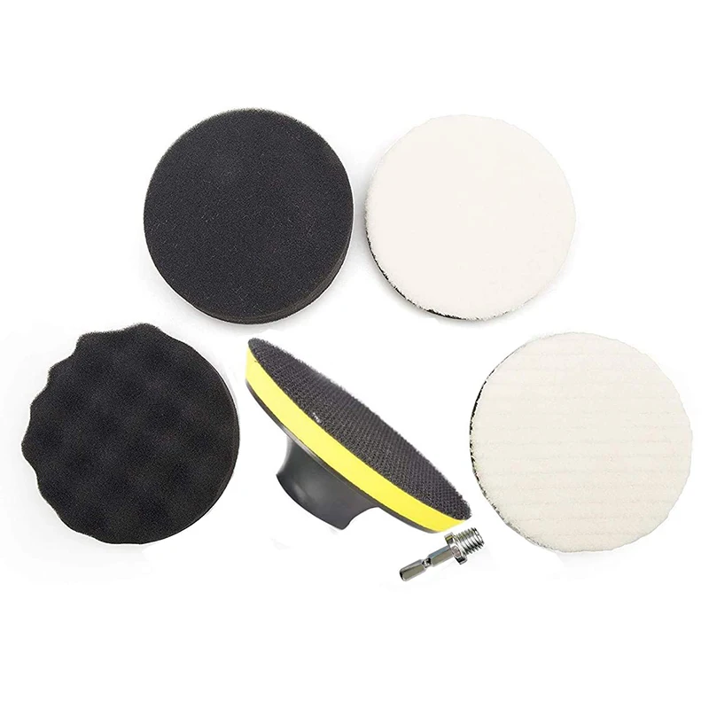 

5 шт./набор, губки для полировки и восковой Полировки Автомобиля