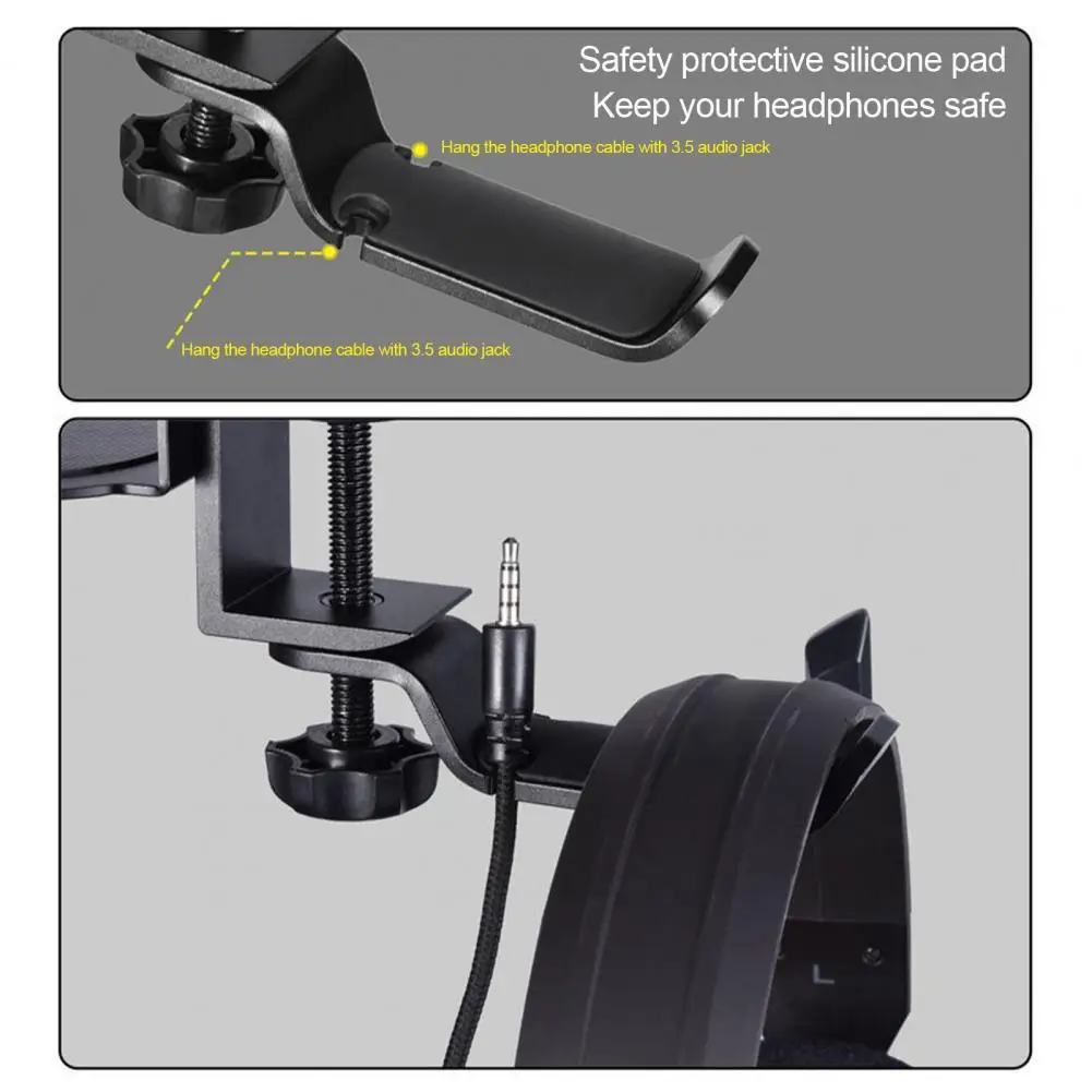 Cup Stand 2 in 1 Gaming Headset Stand Novel Portable Durable Coffee Cup Rack 1 Set cup storage holder