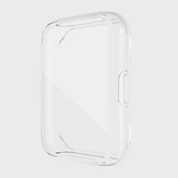 Silicone Protective Watch Case - Soft, Lightweight TPU Shell with Screen Protector Cover (Transparent)