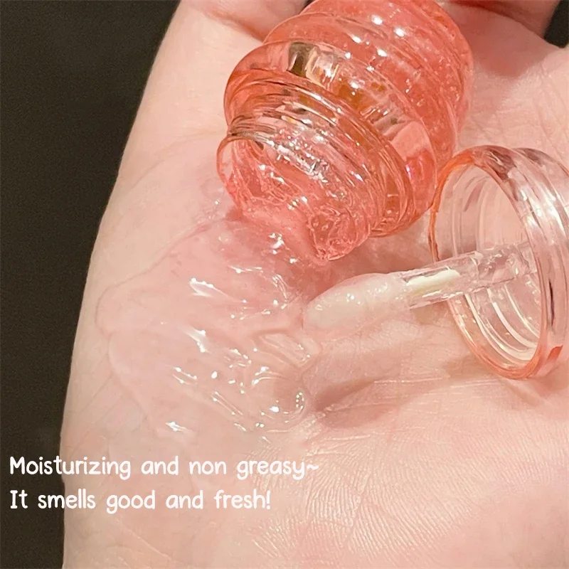 Honey Pot Lip Oil Fresh Fruit Lip Balm Long Lasting Moisturizing Clear Oil Liquid Lipstick Lipgloss Makeup Cosmetics
