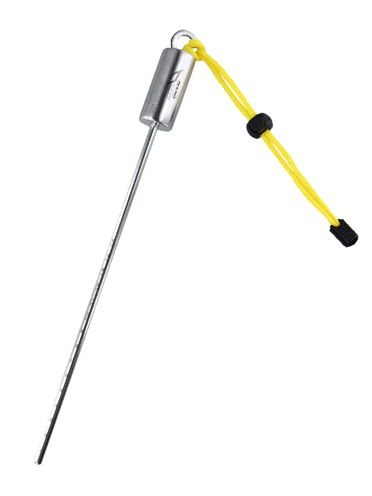 Scuba Tauchen Flasche Klopfer Edelstahl Klingeln Glocke Pol Mit Skala Hand Seil Unterwasser Sonde Stange Werkzeuge – Detail 31