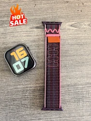 Nylon Loop Sport Band Strap for Apple Watch - Multiple Sizes Available (11 berry purple)
