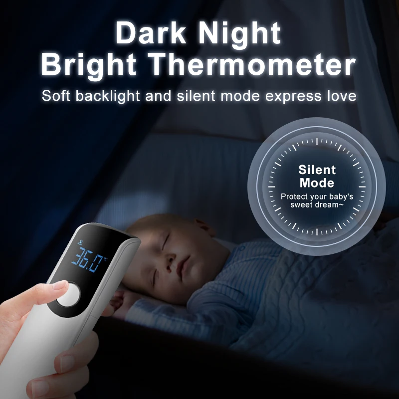 Infrared Digital Non-Contact Thermometer with LED Display for Accurate Temperature Measurement