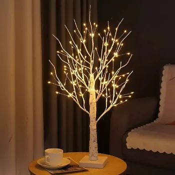 144-LED DIY Birch Tree Lamp – USB Table Light 1