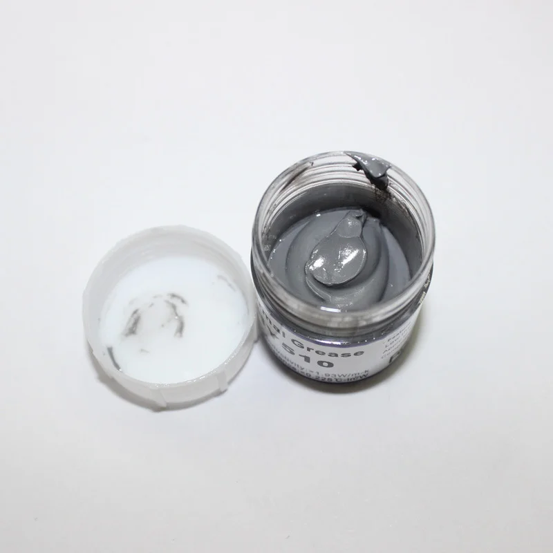 HY510 Silver Gray Thermal Conductive Paste Gray Small Half Bottle Barrel Silicone Grease Heat Dissipation Paste
