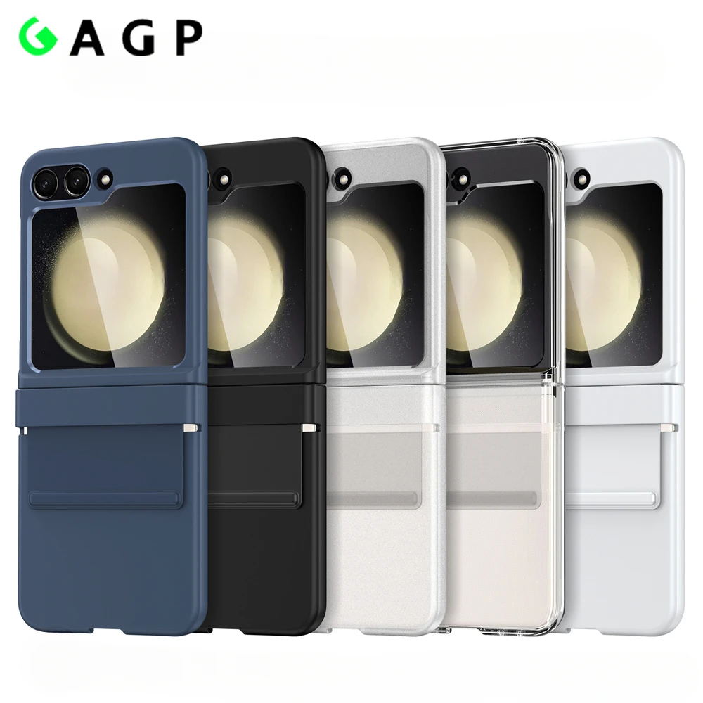Luxury Skin-Friendly Shockproof Flip Case - Premium Hard Hinge Acrylic Slim Cover