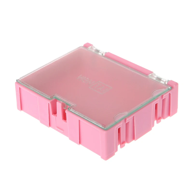 367D Mini SMT Electronic Box IC Electronic Components Storage Cases 75x63x21mm 5