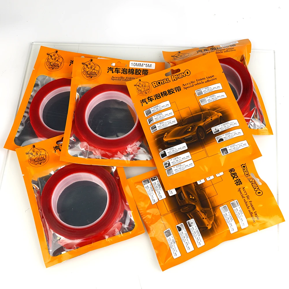 브랜드 클리어 강력 양면 테이프, 고점착, 흔적없는, 방수, 가정, 사무실, 자동차 및 DIY 용