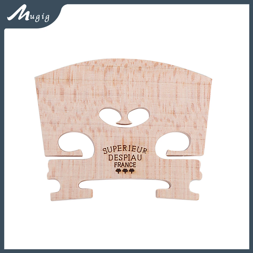 Assorted High Quality Maple Wood Bridges For 3/4 4/4 Acoustic Fiddle Electric Violin Bridges Di Violino Accessories Strings Part violin bridges multifunctional mold template 4 4 violin bridges repair reference tool fingerboard scraper making tool