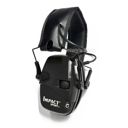 Advanced Shooting Ear Protection: Noise Reduction Electronic Headset (Black headset)