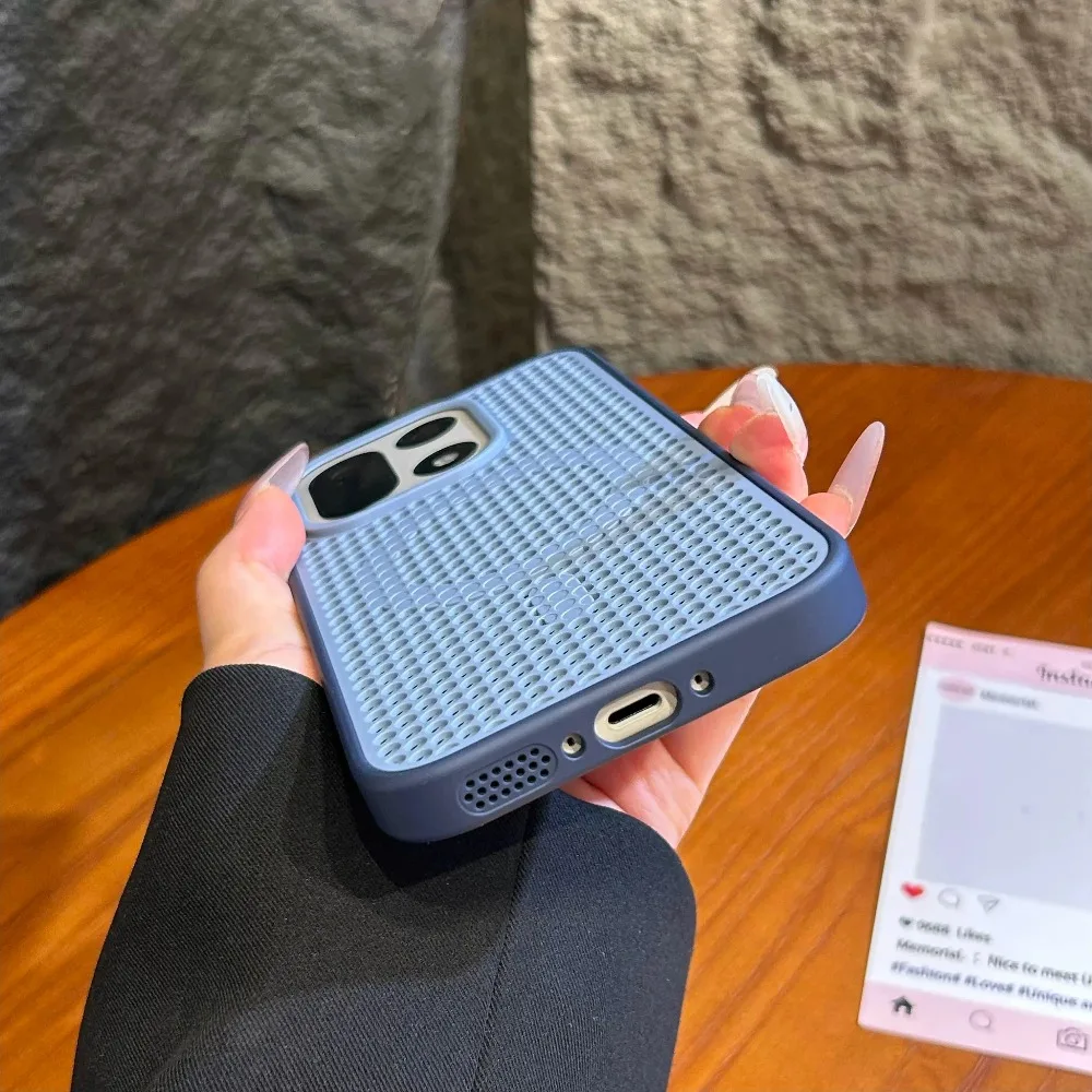 Fashion Cooling Magnetic Phone Case with Heat Dissipation and Drop Protection