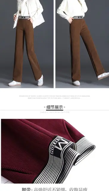 Pantaloni Yoga Donna Gamba Larga - Vita Alta Elasticizzata - Tessuto Elastico 4 Vie - Foto 2