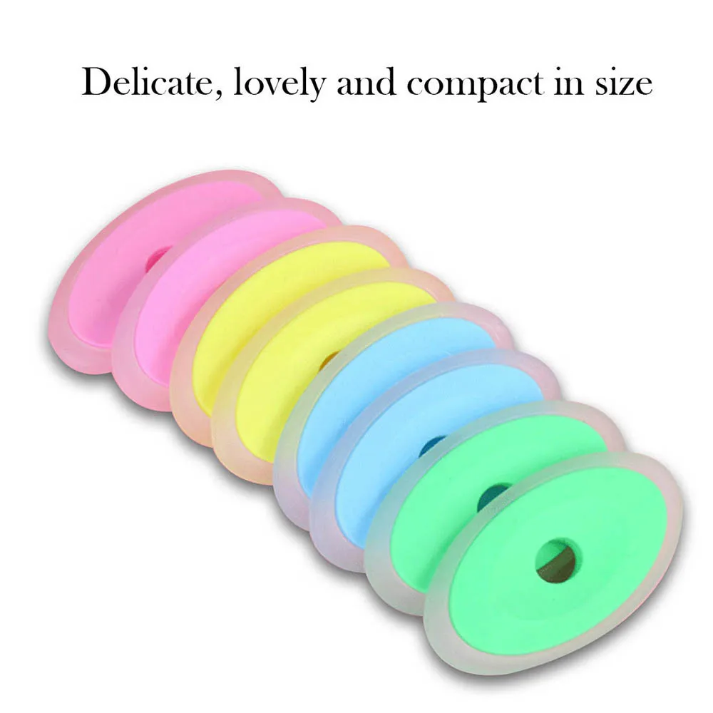 4 Pcs Neutral Erasable Pen Rubber Oval Eraser Children Students Stationery Gifts