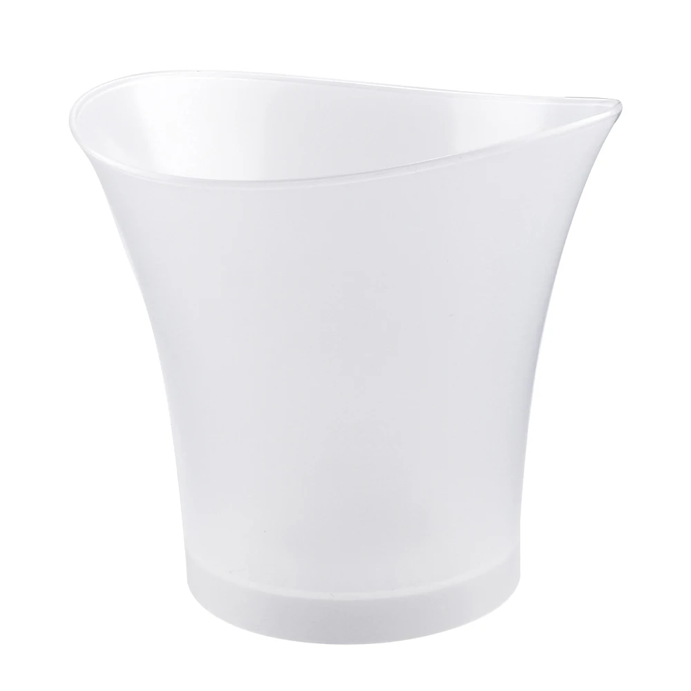 4 Color LED New Waterproof Plastic LED Ice Bucket Light Up 5L Bars Night Party Champagne Beer Bucket Bars Nightclubs