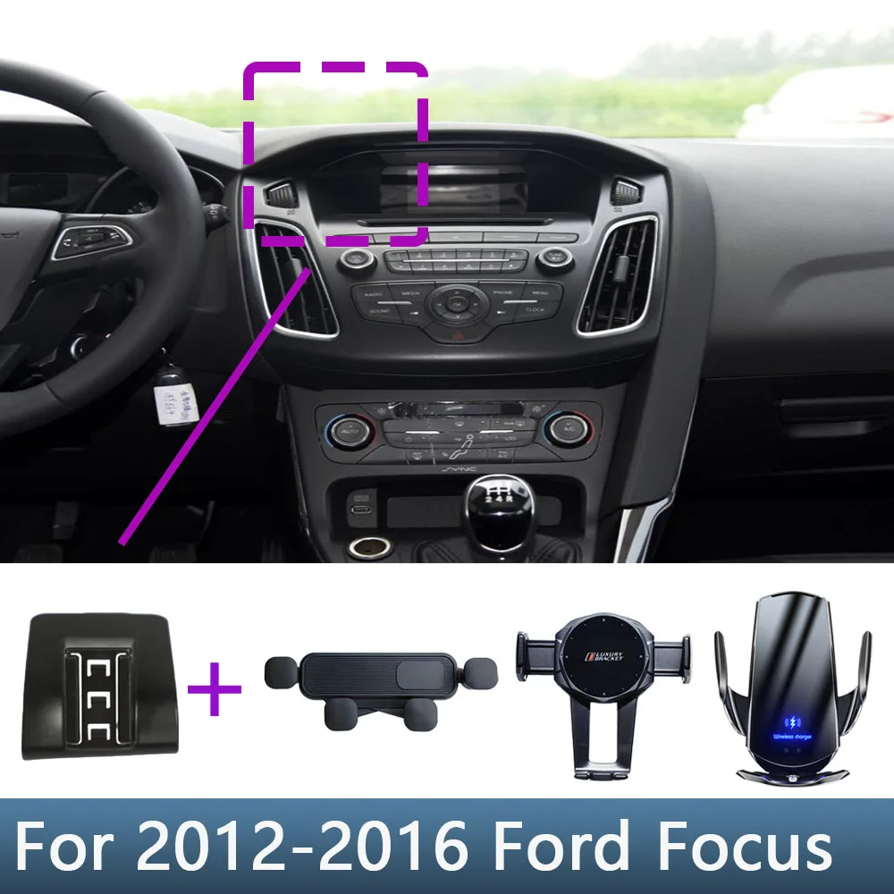 Soporte fijo para teléfono de coche, Base de carga inalámbrica