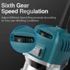 6 Speed 800W Electric Trimming Machine 30000rpm Woodworking Milling Engraving Hand Wood Edge Router Trimmer Home DIY Power Tools 2